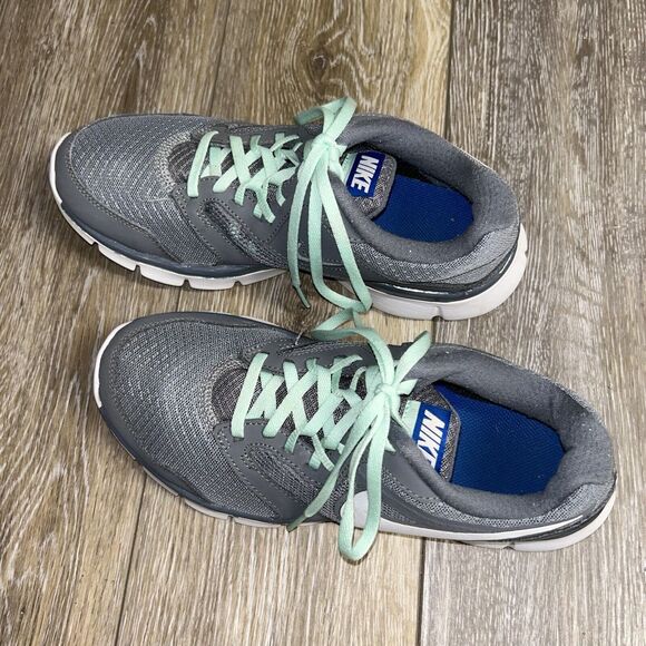 Nike Flex Experience Run 3 Running Shoes Gray Aqua Womens Size 7.5 - 652853-013 - Picture 6 of 11